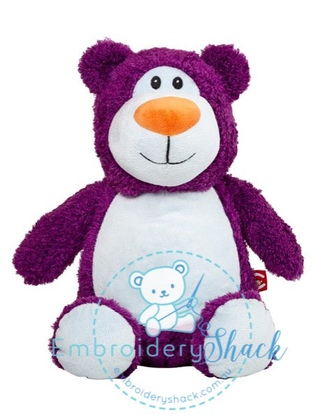 Bear Purple - Embroidery Shack