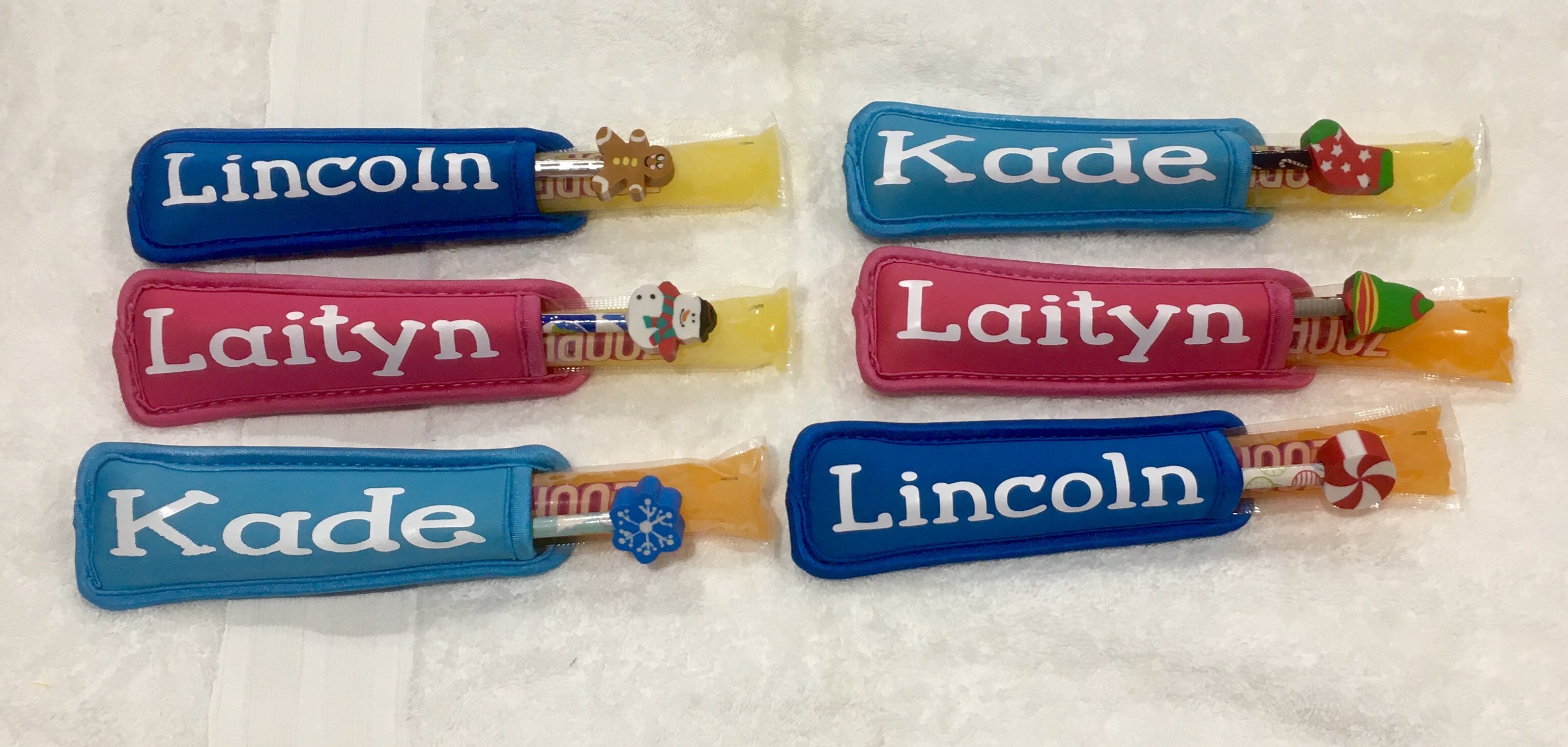 Icy pole holders - Class gifts